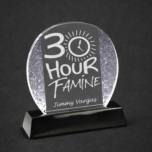 OCV-G1 G1 Crystal Ice Award on Black base 185mm