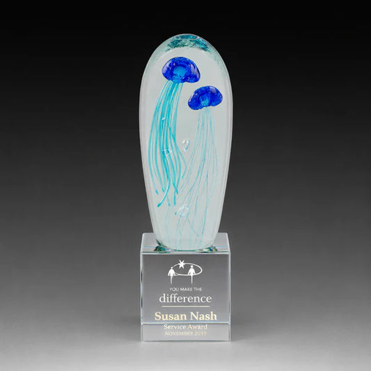 CL Monte Lope Double Blue on Crystal Base