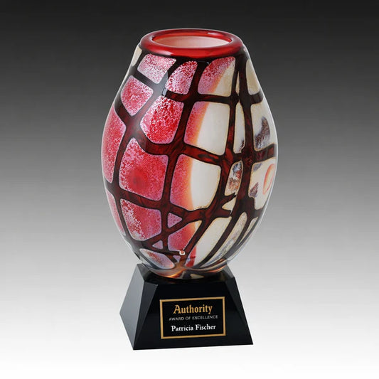 CZ-58 Aida Vase on Crystal Base 255mm
