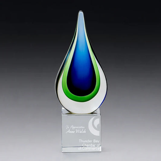 CL-23 Green & Blue Drop on Base 210mm