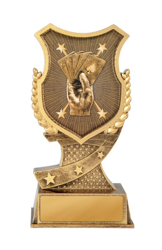20A-SS54GS Shield Stand-Poker 15cm