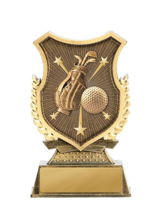 20AA-SS10GS Shield Stand-Golf 12.5cm