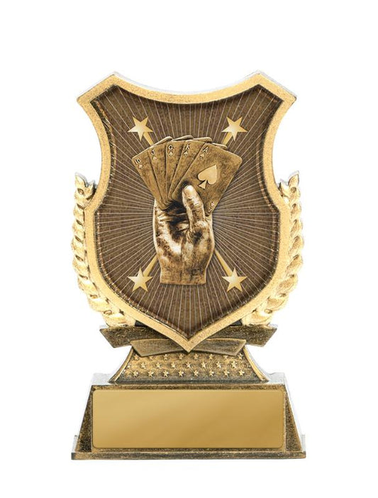 20AA-SS54GS Shield Stand-Poker 12.5cm