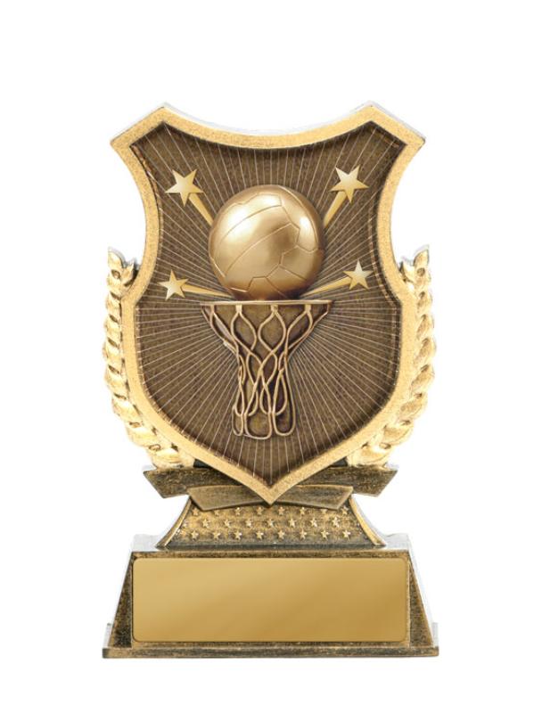 20AA-SS8GS Shield Tower-Netball 12.5cm