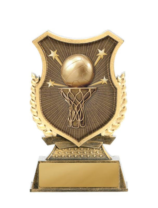 20AA-SS8GS Shield Tower-Netball 12.5cm
