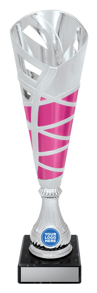 CUP91 Hex Cup - Silver / Pink