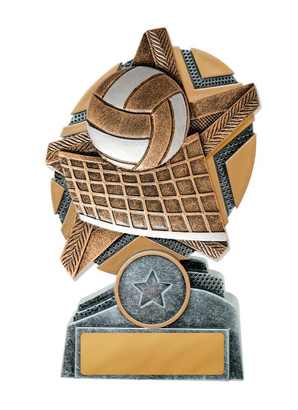 24A-RS13 Starburst Stand Volleyball 13cm