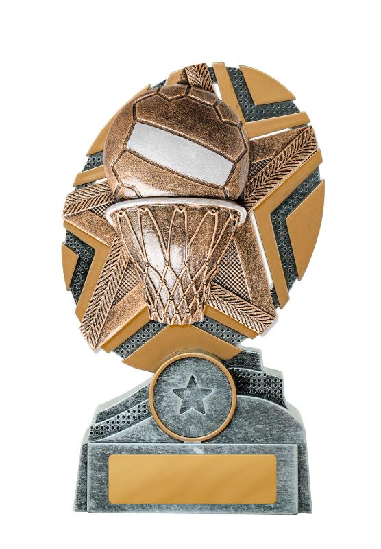 24B-RS8 Starburst Stand Netball 15cm