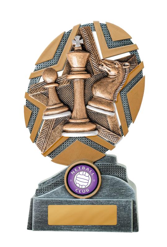 24C-RS43 Starburst Stand Chess 17cm