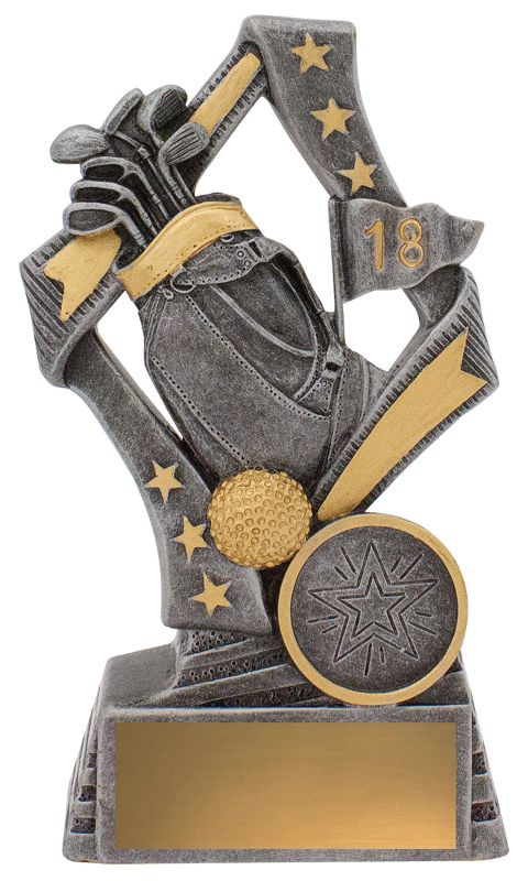 29709A Flag Golf Theme 13.5cm