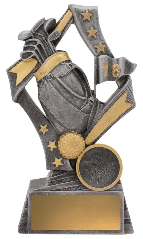 29709B Flag Golf Theme 15.5cm