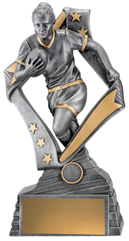 29712F Flag Player Female 32.5cm