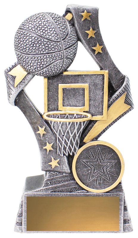 29734A Flag Basketball Theme 13.5cm