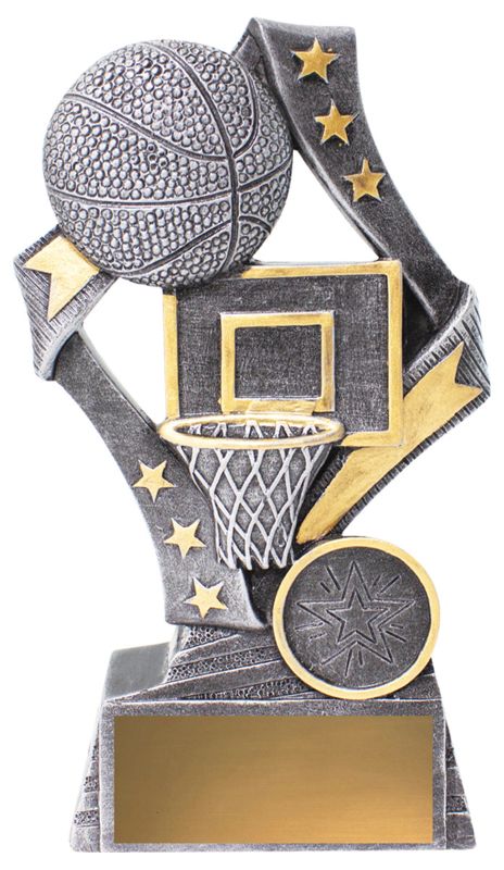 29734B Flag Basketball Theme 15.5cm