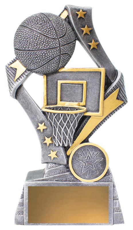 29734C Flag Basketball Theme 17.5cm