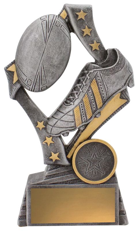 29739B Flag Rugby Theme 15.5cm