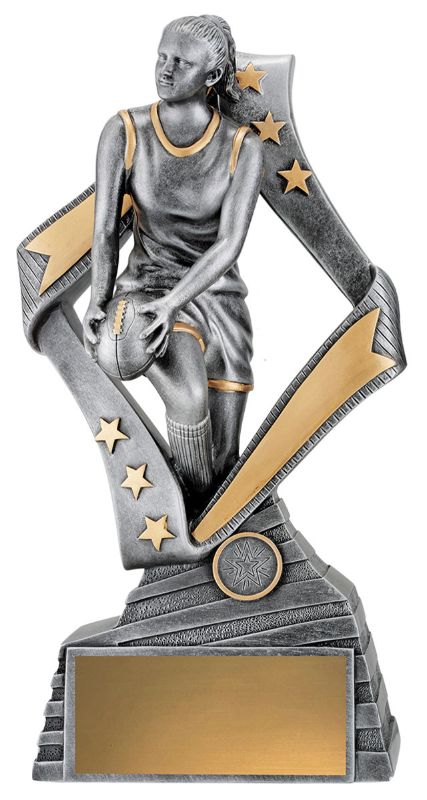 29787F Flag Player Female 32.5cm