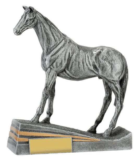 29935 Silver Standing Horse 18.5cm