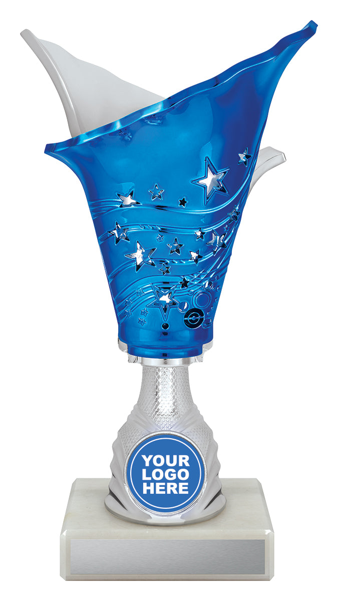 C01 Fire Cup - Silver / Blue