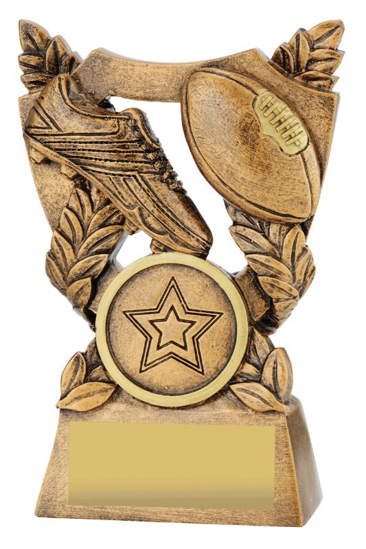 30431AA Footy Alpha Shield 10.5cm