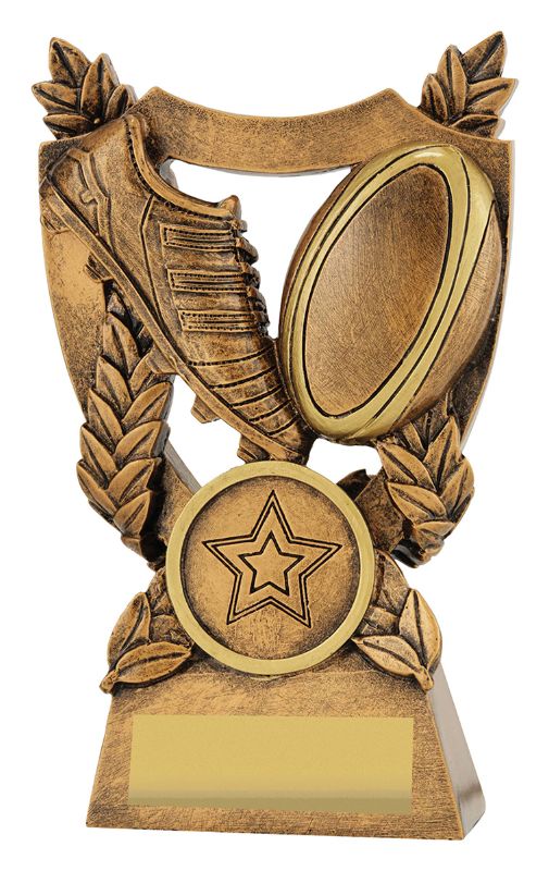 30439A Rugby Alpha Shield 12cm