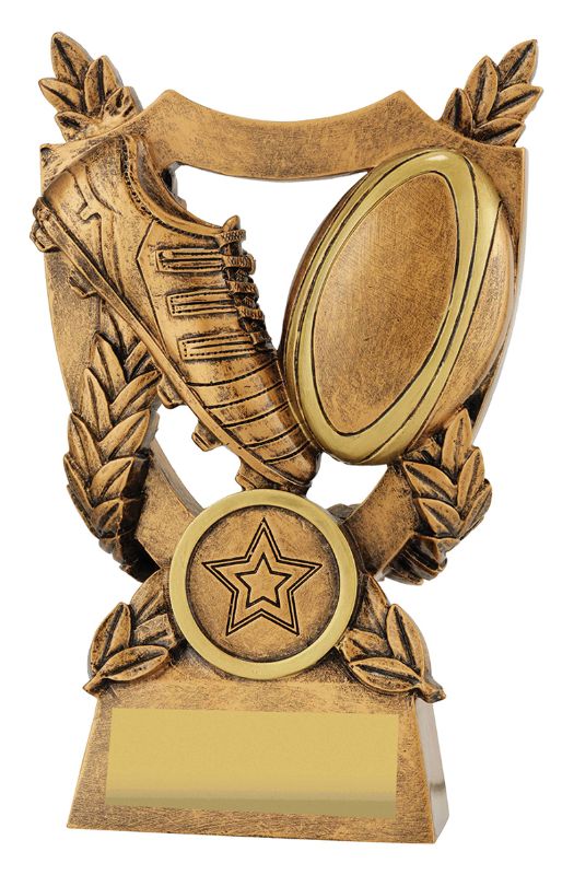 30439B Rugby Alpha Shield 14cm