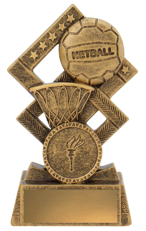 30537A Netball Double Diamond 12cm