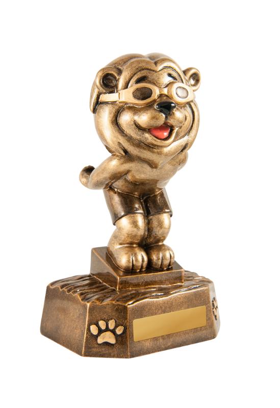 318-2 Swimming Lion 12.8cm