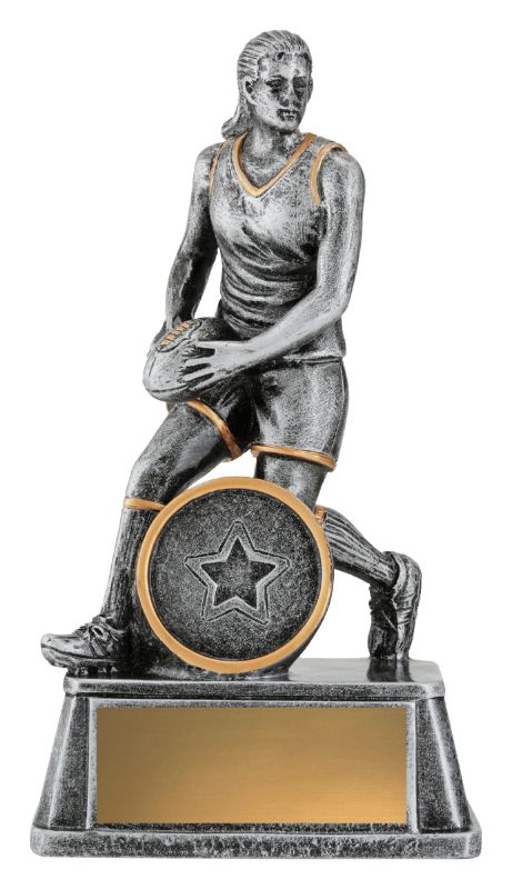 32687A Aussie Rules Female Maverick 13cm