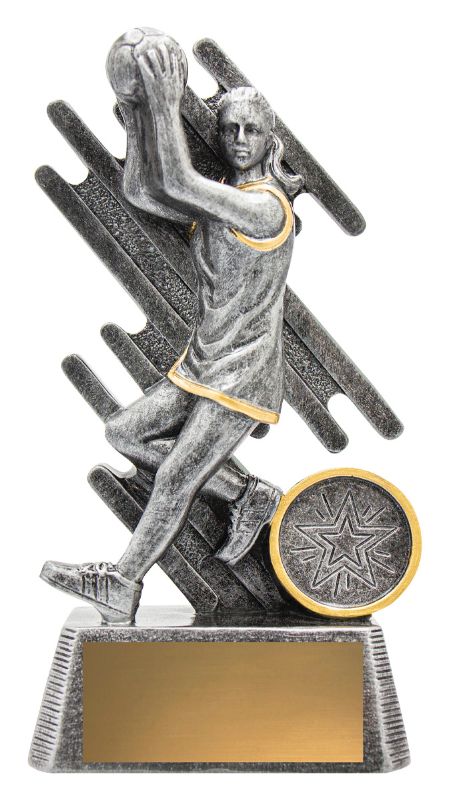 33091B Zoom Series Netball Player 15cm