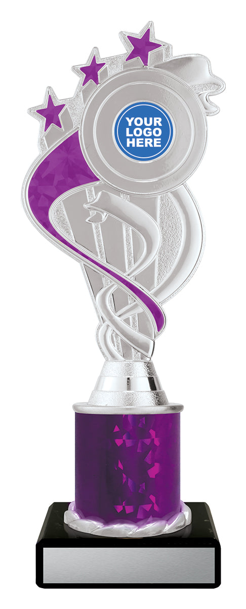 D5187 Ribbon Star - Purple