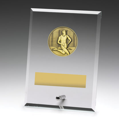 DY186 Glass Plaques - Male