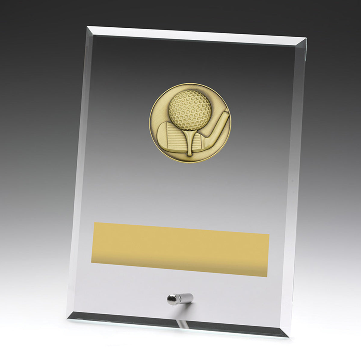 DY117 Glass Plaques - Golf