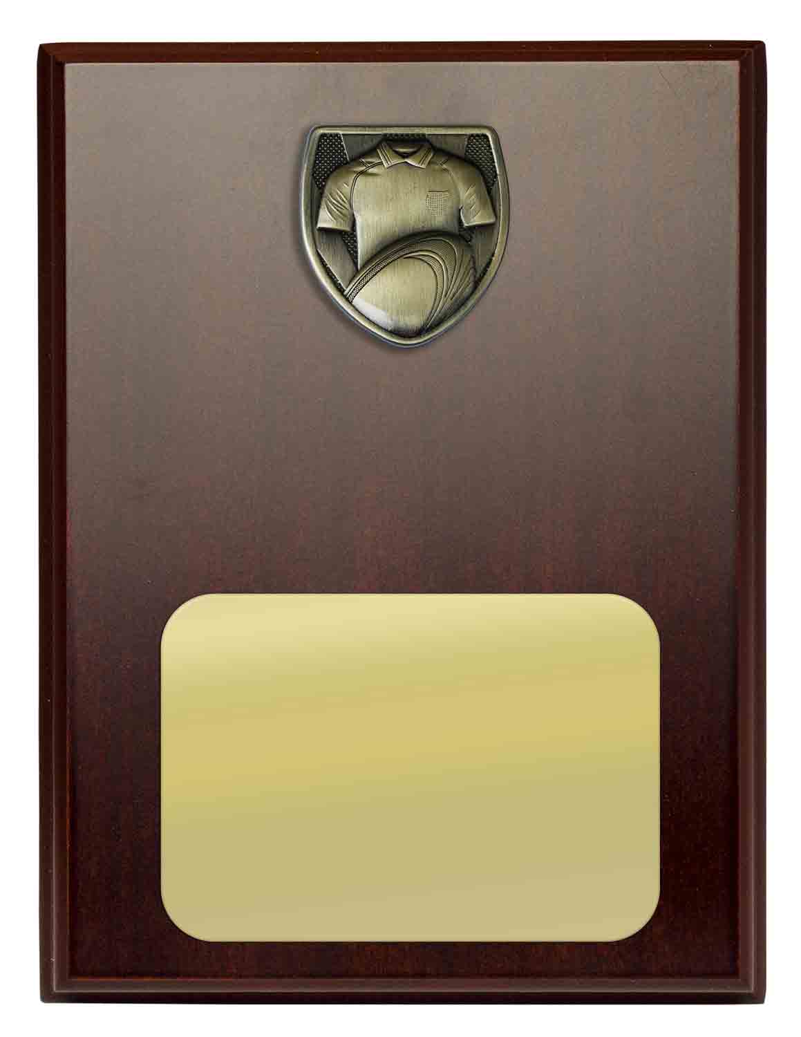 R24-0310-hero Plaque with Rugby Trim