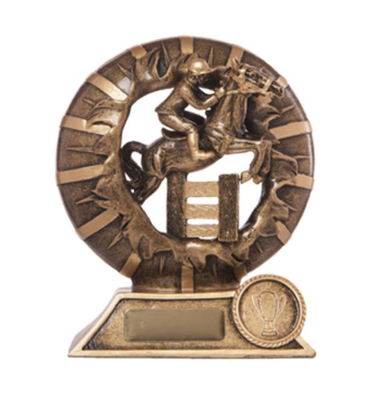 595-29B 3D Break-thru-Showjumping Horse 15cm