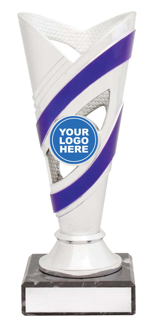 D5100 Curve Cups - Silver / Purple