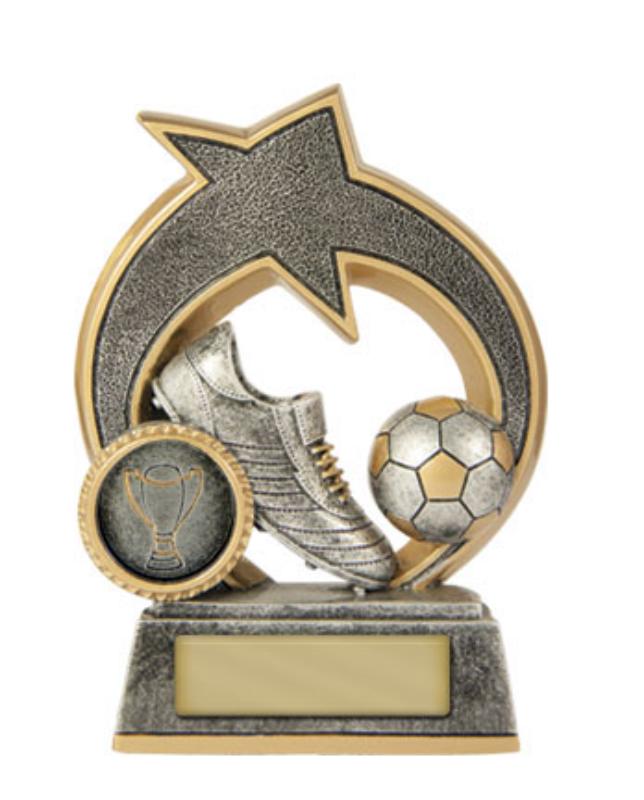 609-9A Swoosh - Football 12cm