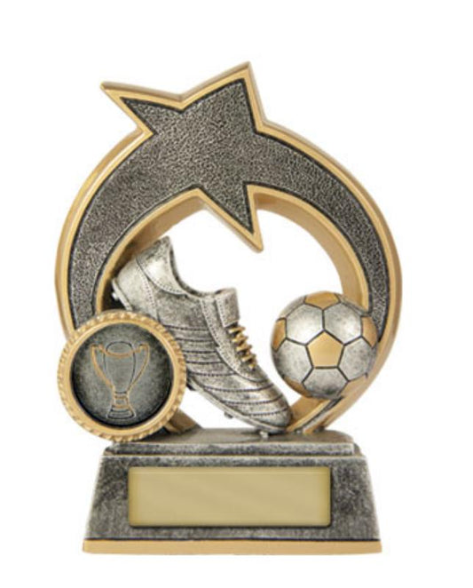 609-9A Swoosh - Football 12cm