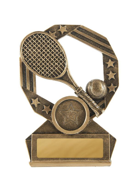 611-12A Bronzed Aussie Series - Tennis 12cm