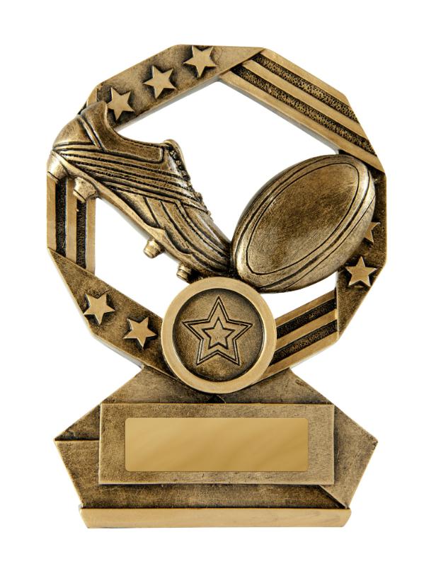 611-6B Bronzed Aussie Series - Rugby 13.5cm