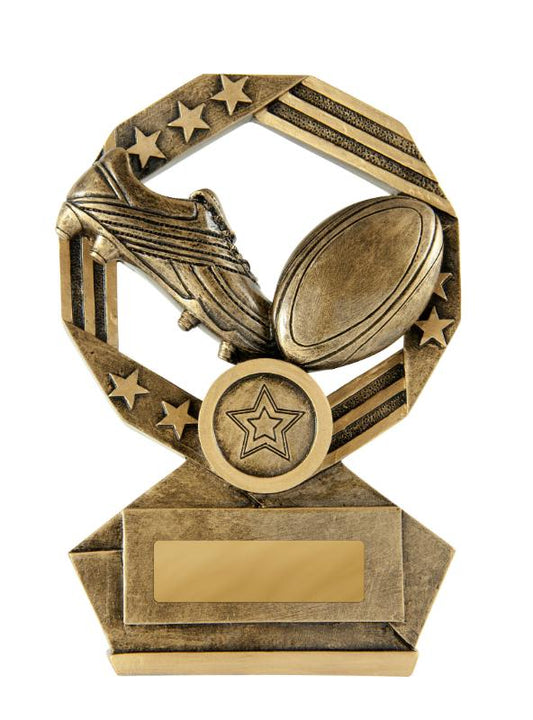 611-6C Bronzed Aussie Series - Rugby 15.5cm
