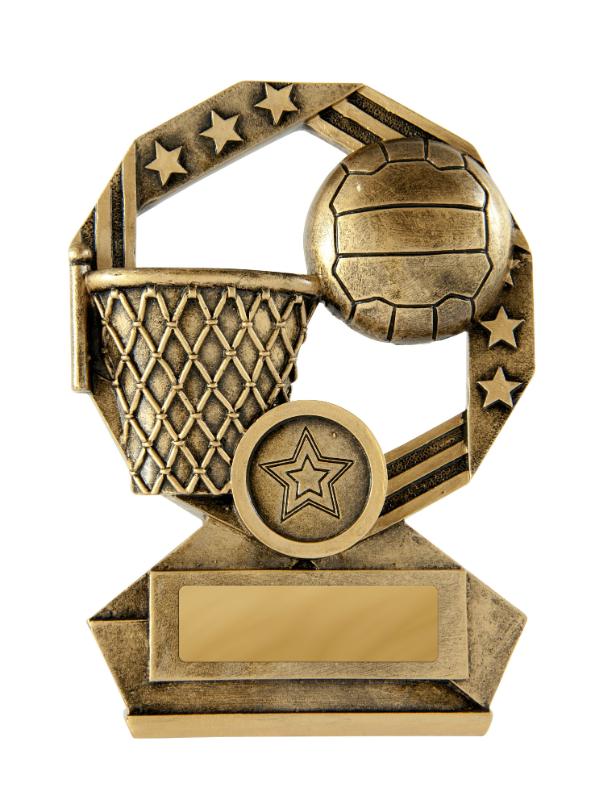 611-8B Bronzed Aussie Series - Netball 13.5cm