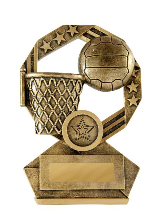 611-8C Bronzed Aussie Series - Netball 15.5cm