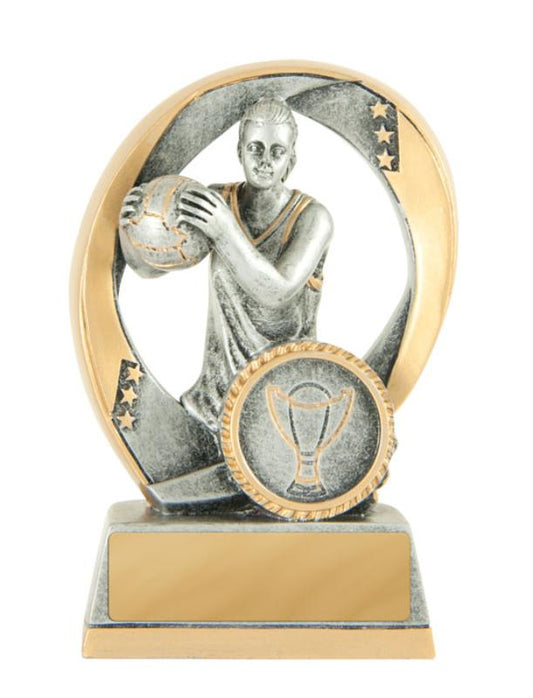 613-88AA Elliptical - Netball Breakthrough 10cm
