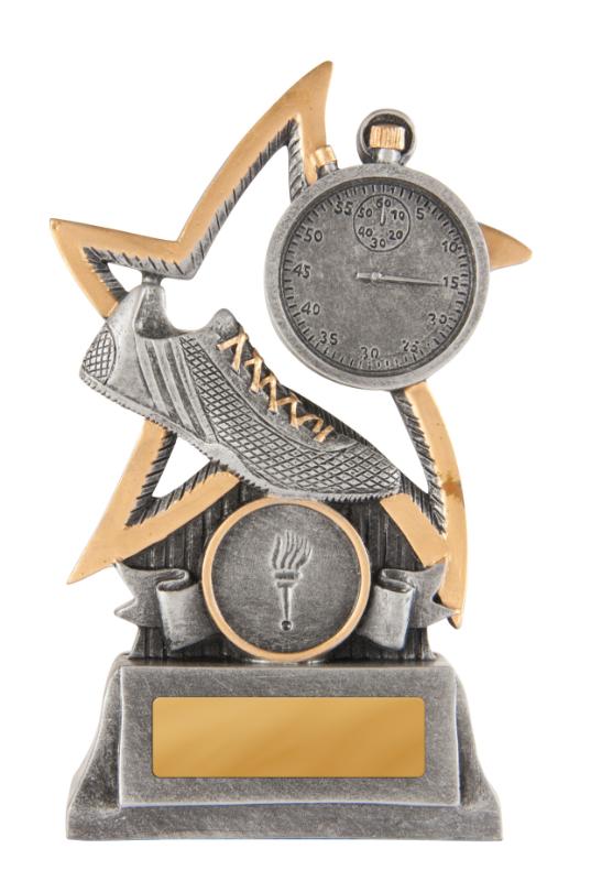 628-17B Silver Star - Athletics 13.5cm