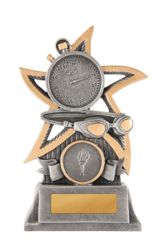 628-2B Silver Star - Swimming 13.5cm
