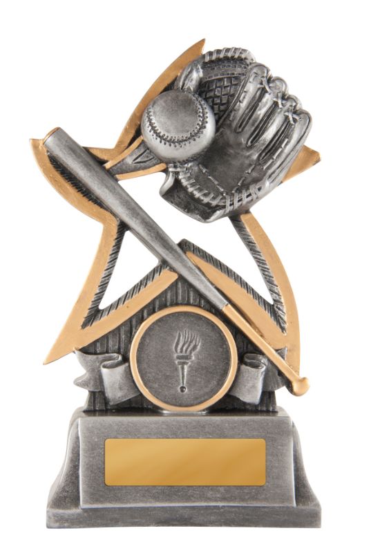 628-5B Silver Star - Baseball 13.5cm