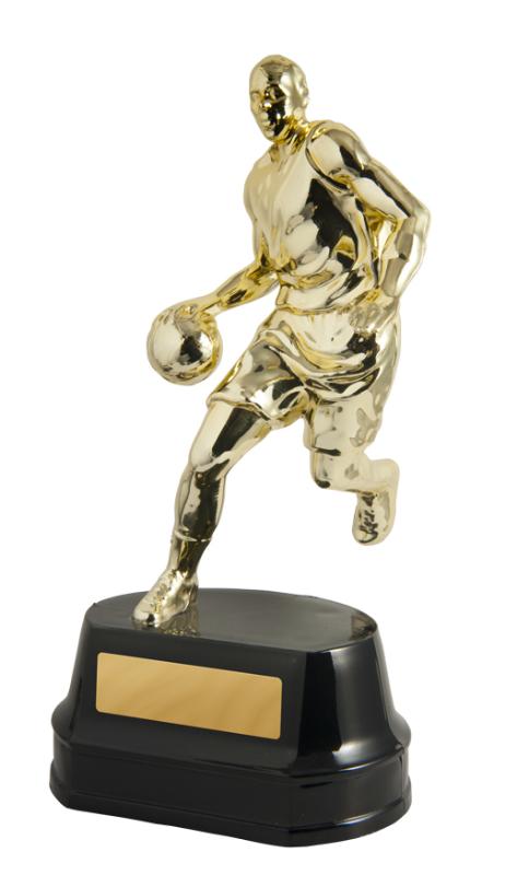 631-7A One-piece figurine on base - Basketball Male 20.9cm