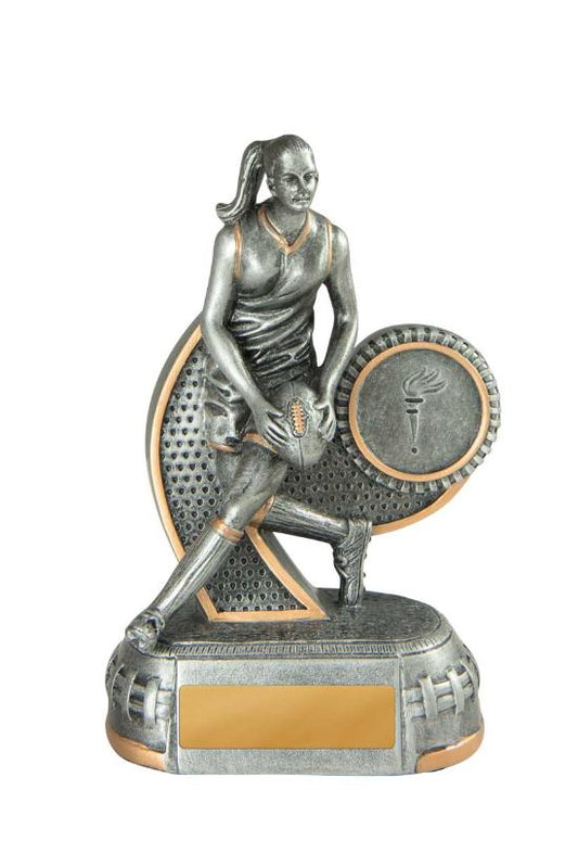658-3FA MegaStar - Aussie Rules Female 12.5cm