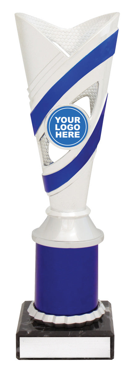 D5101 Curve Cups - Silver / Blue